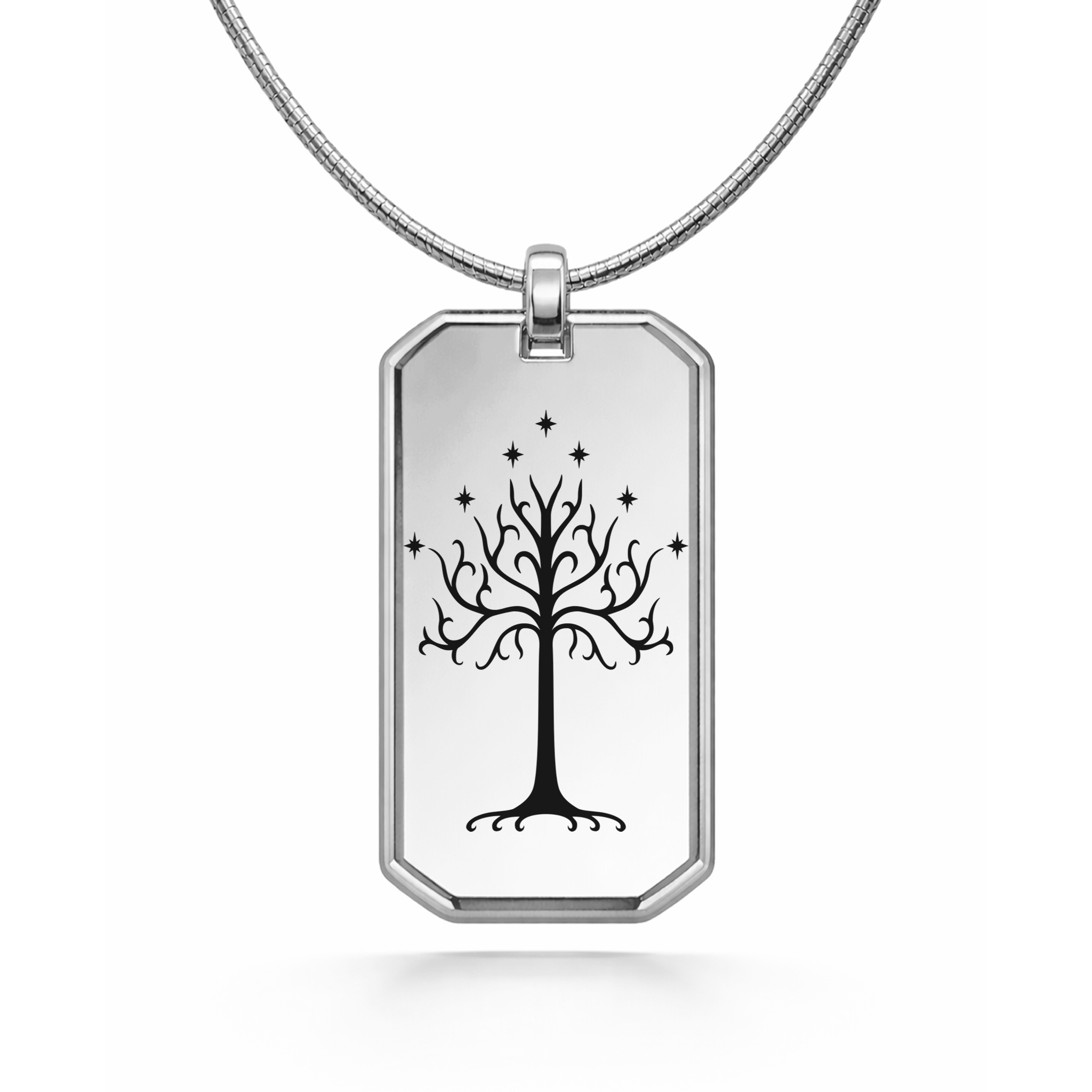 Collier avec pendentif Arbre blanc de Númenor