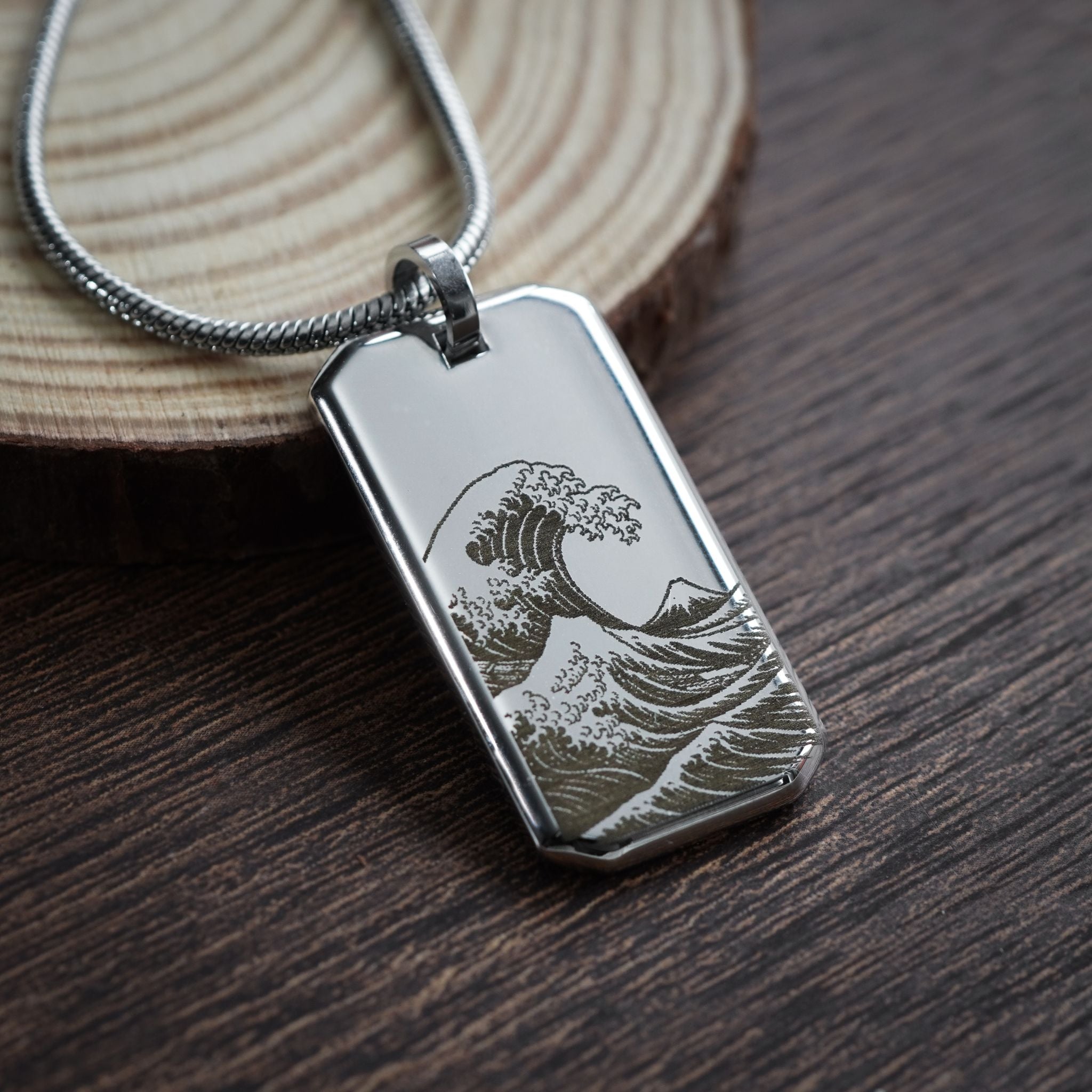 Collier avec pendentif Grande Vague