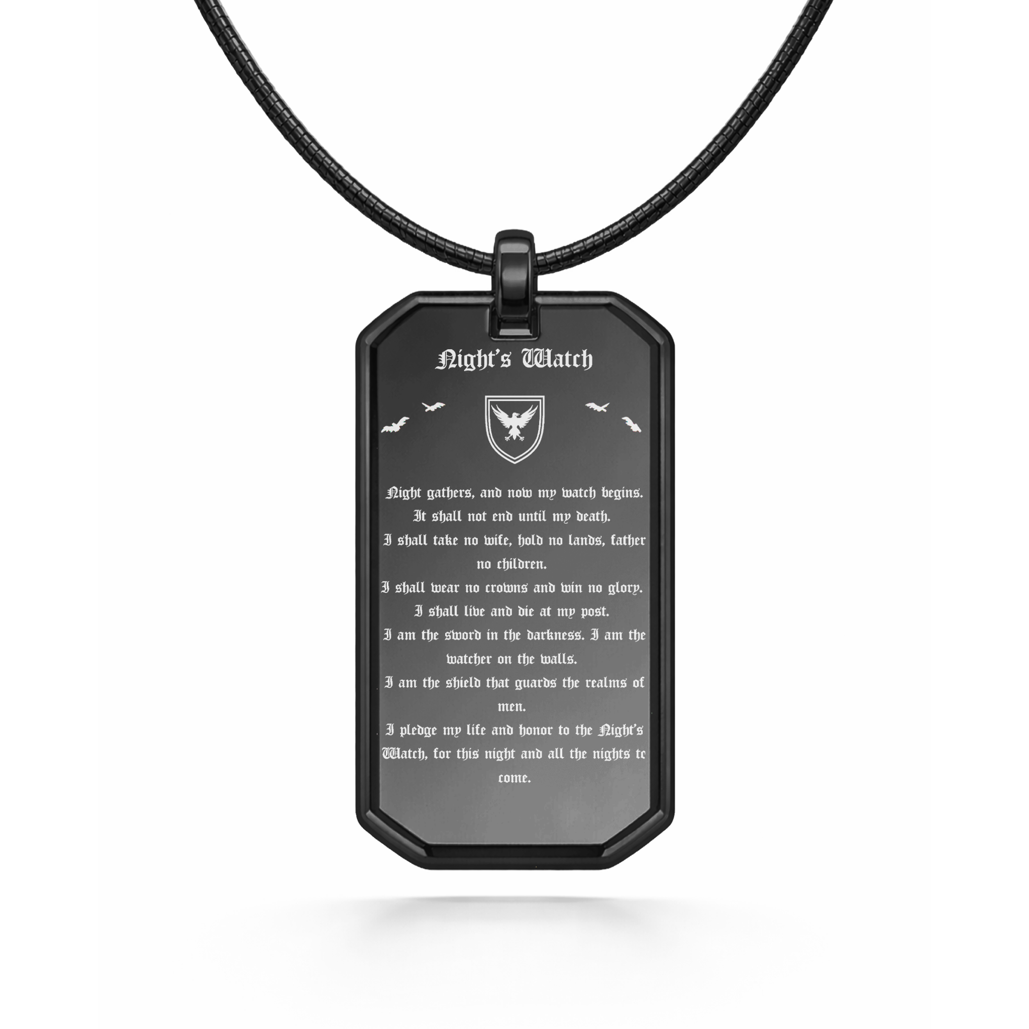 Collier avec pendentif La Garde de Nuit