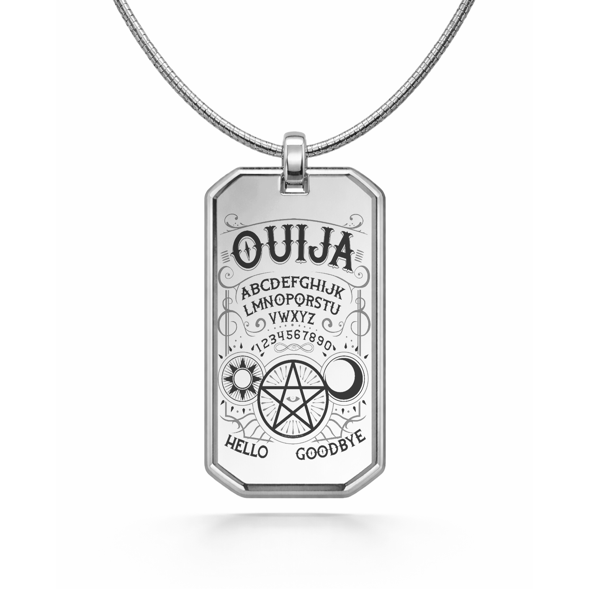 Collier avec pendentif Ouija