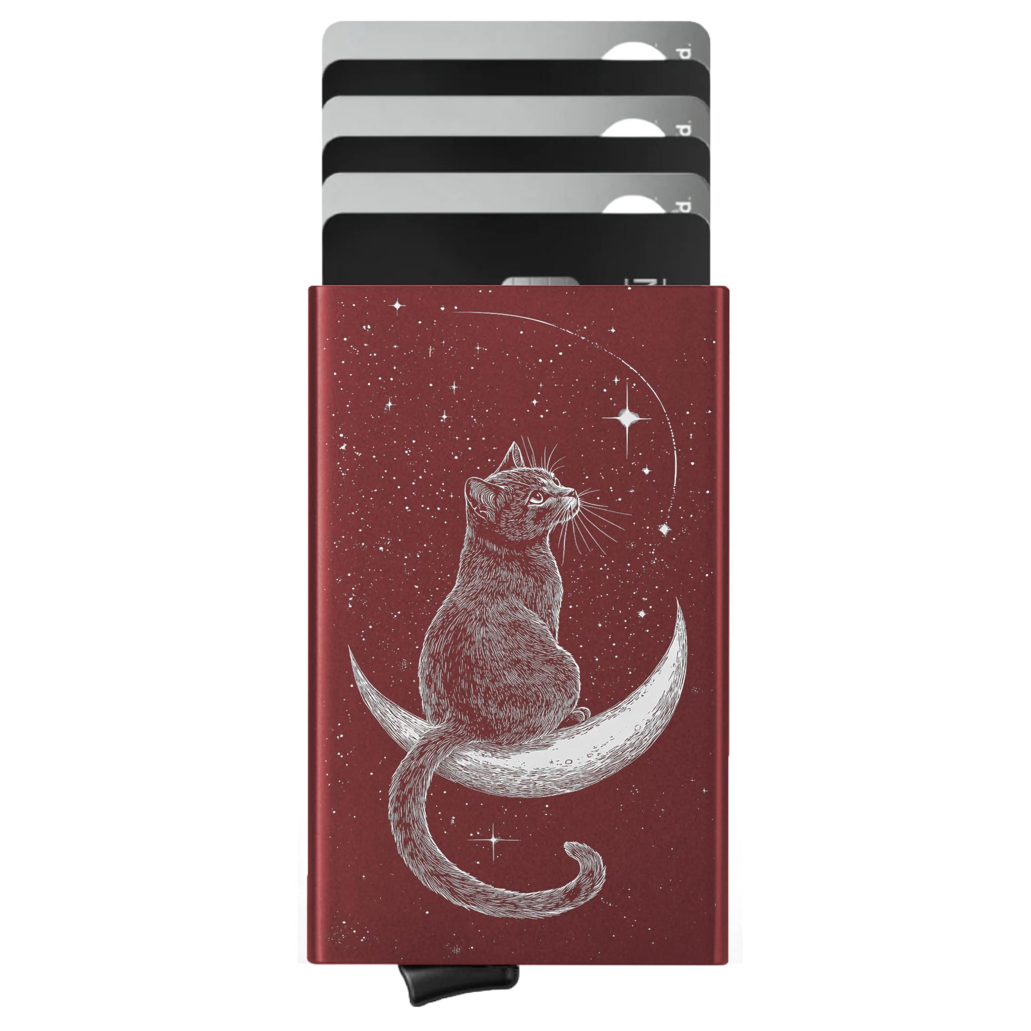 Porte-cartes personnalisé Chat Noir