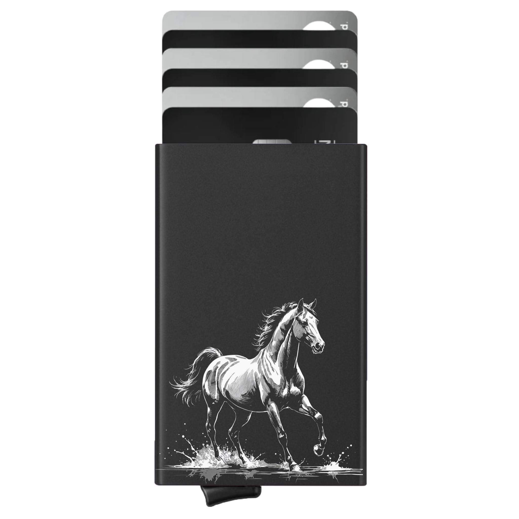 Porte-cartes personnalisé Cheval