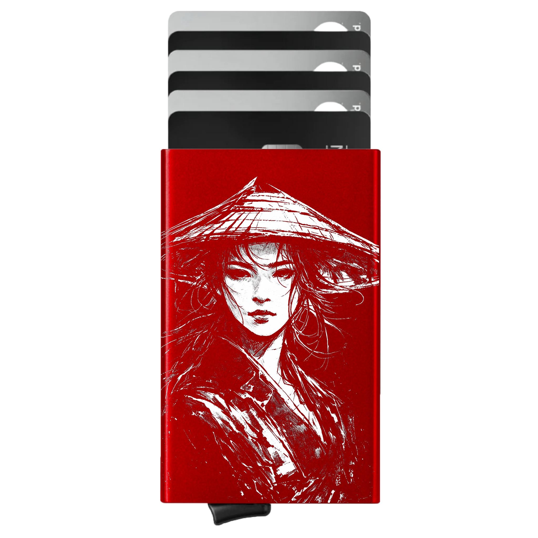 Porte-cartes personnalisé Onna-bugeisha