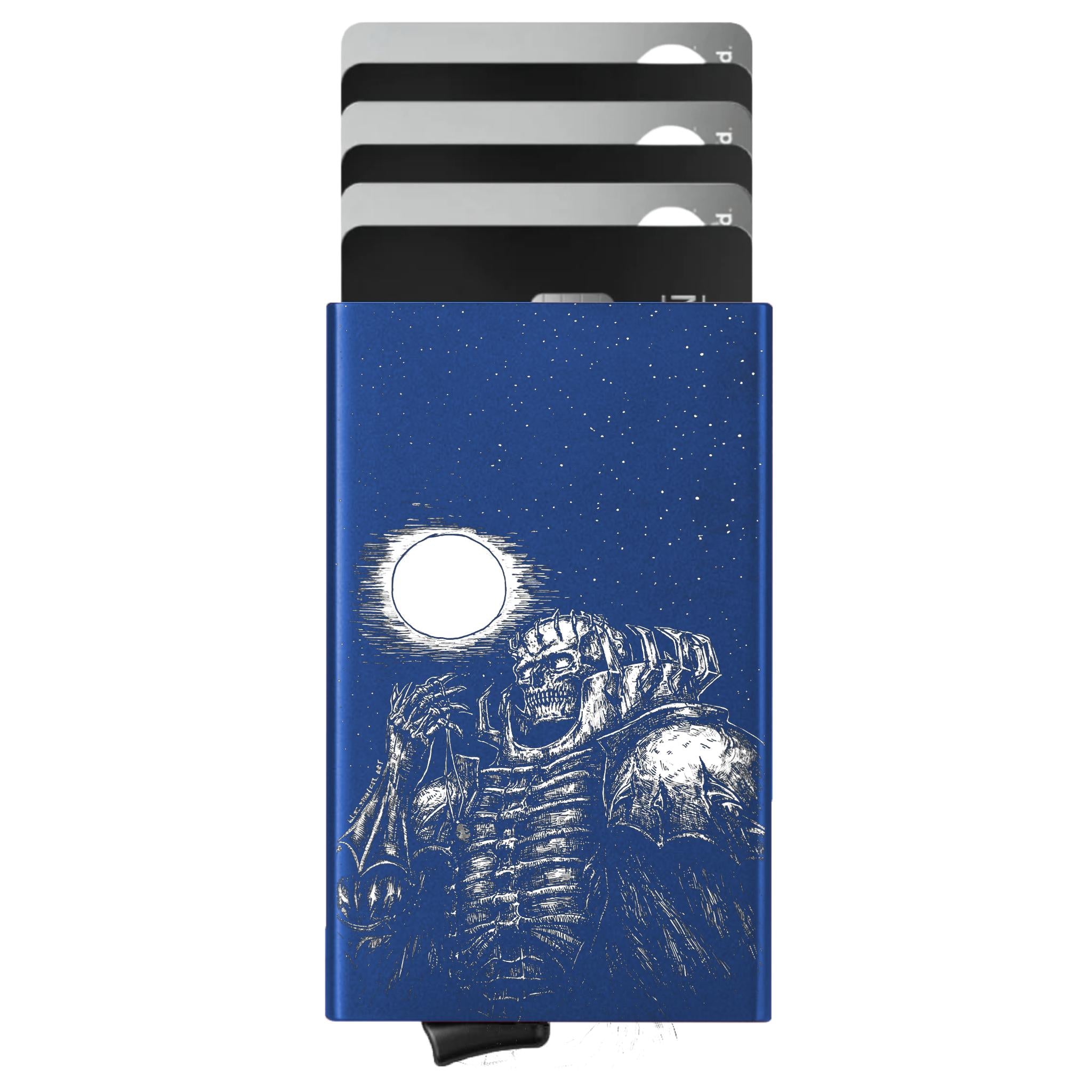 Porte-cartes personnalisé Skull Knight