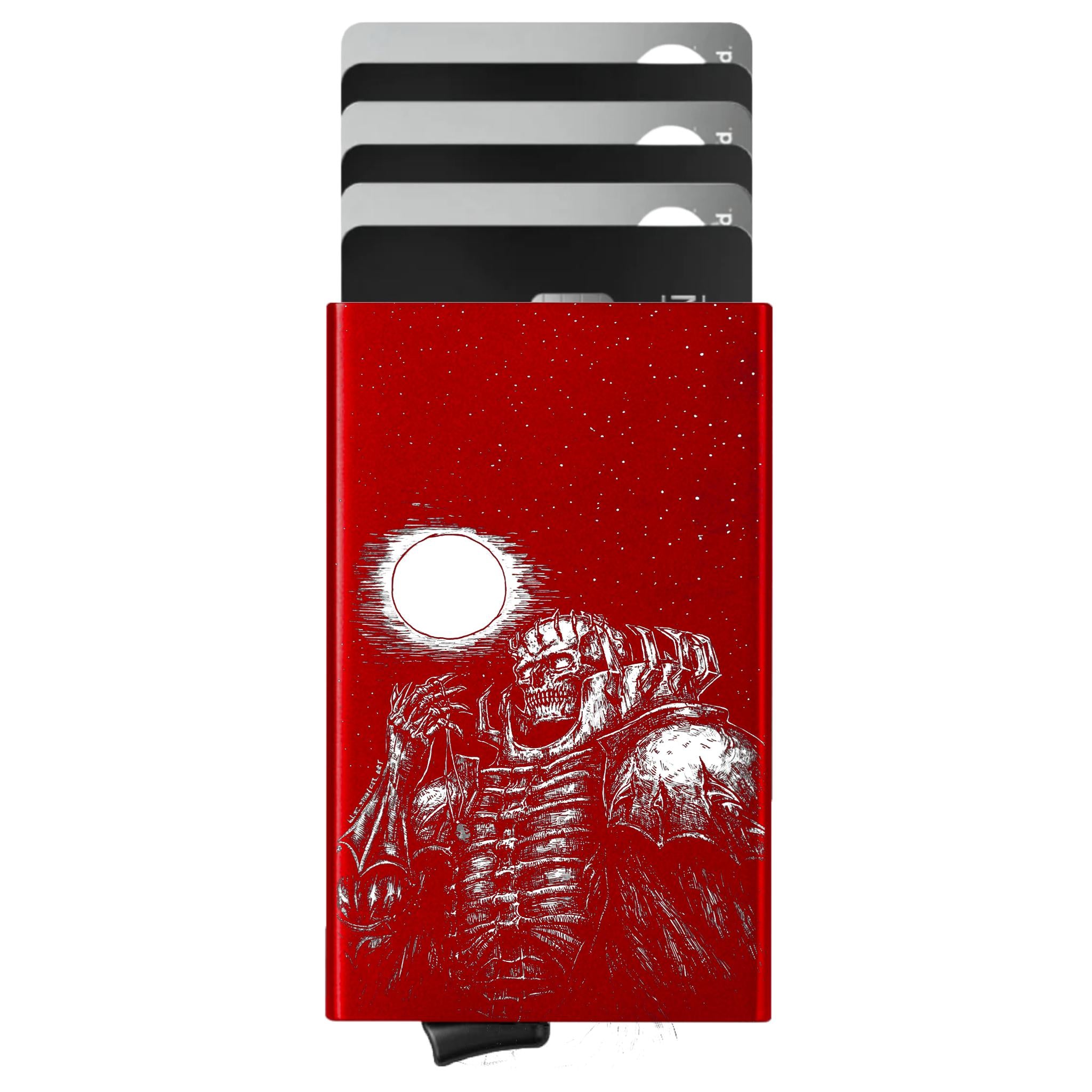 Porte-cartes personnalisé Skull Knight