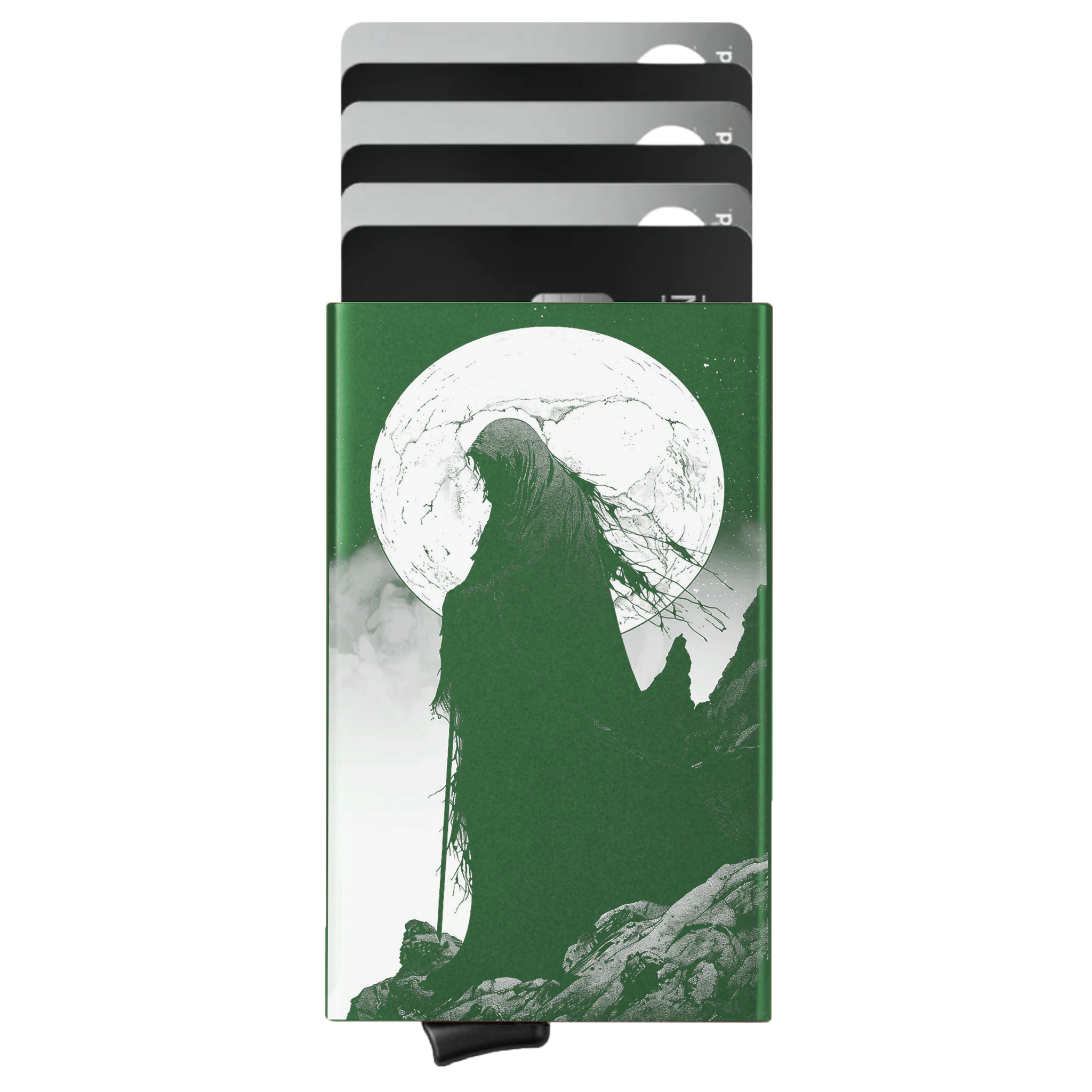 Porte-cartes personnalisé Sombre Lune