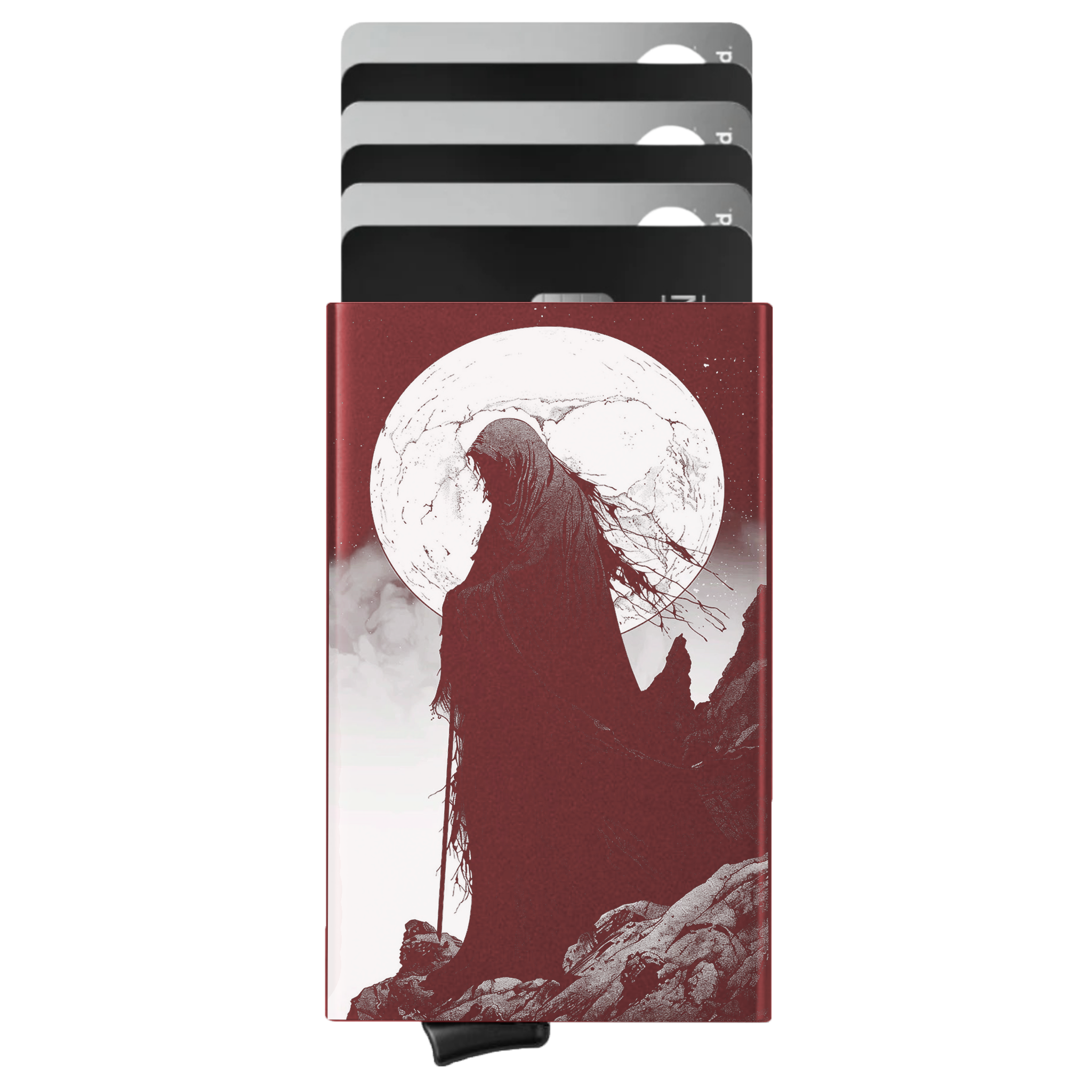 Porte-cartes personnalisé Sombre Lune