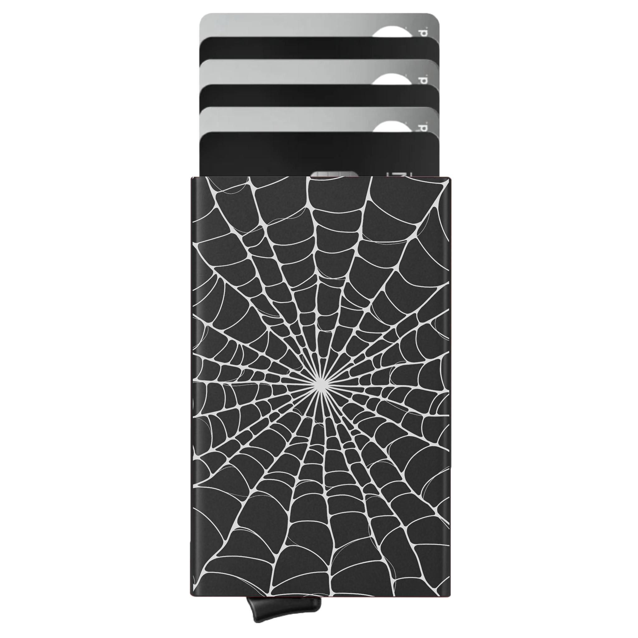 Porte-cartes personnalisé Toile d'Araignée