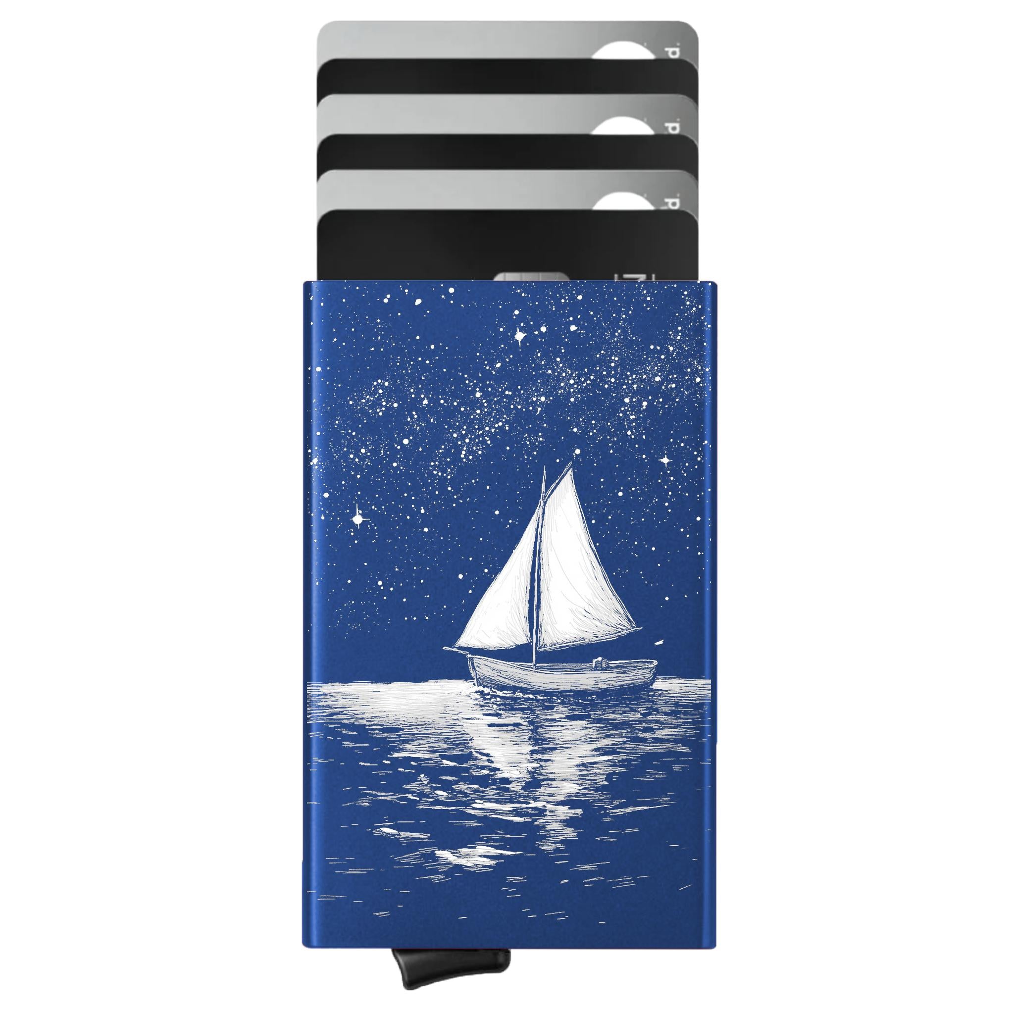 Porte-cartes personnalisé Traversée nocturne