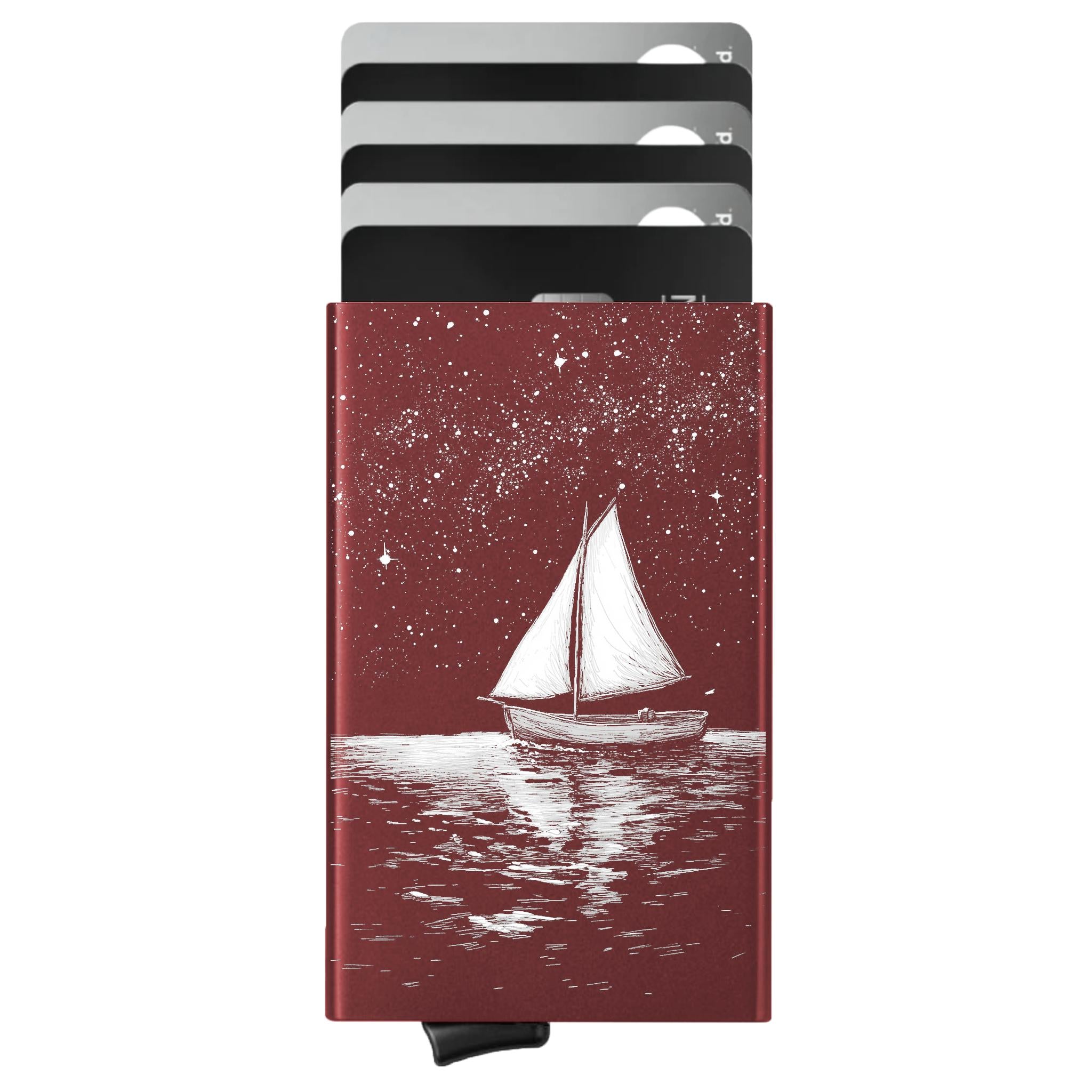 Porte-cartes personnalisé Traversée nocturne