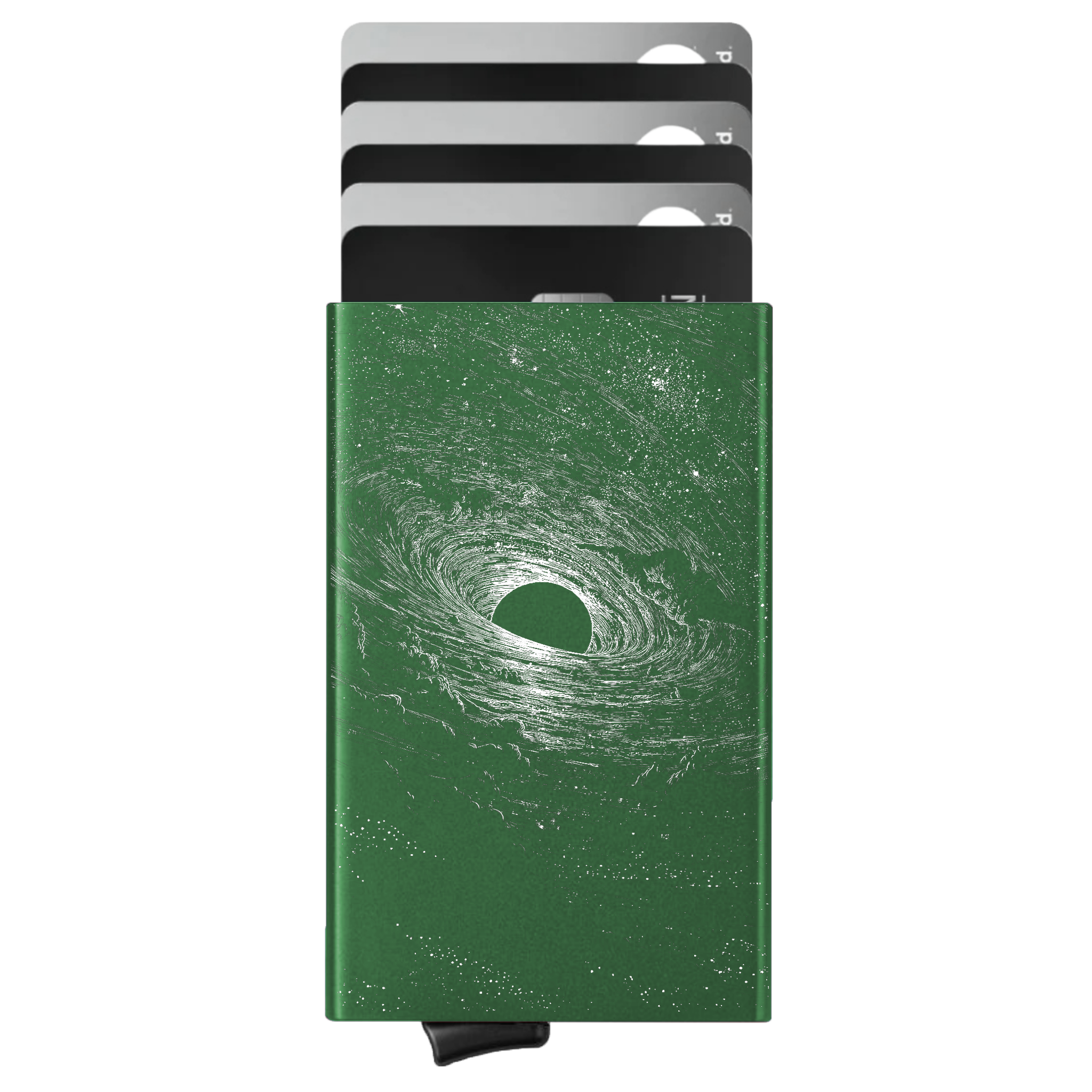 Porte-cartes personnalisé Trou Noir