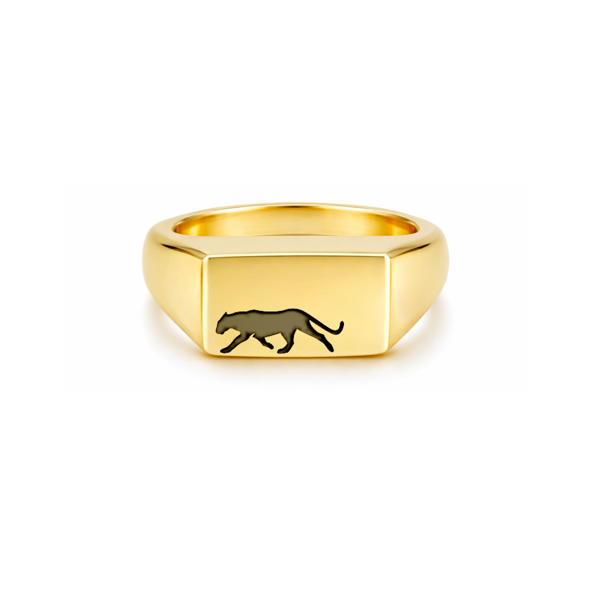 Bague Panthère noire