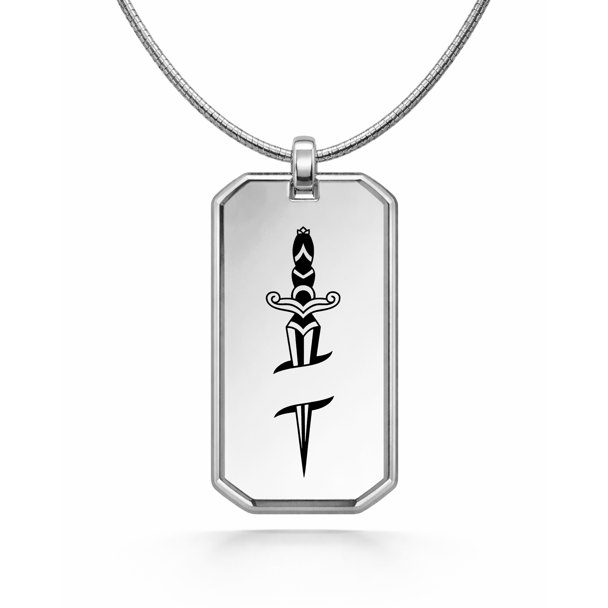 Collier avec pendentif Dague