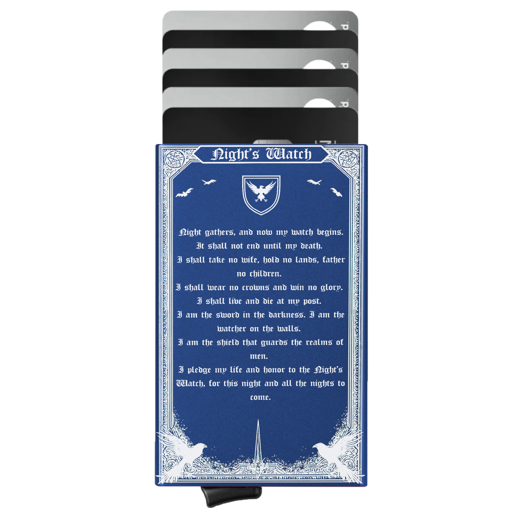 Porte-cartes personnalisé La Garde de Nuit