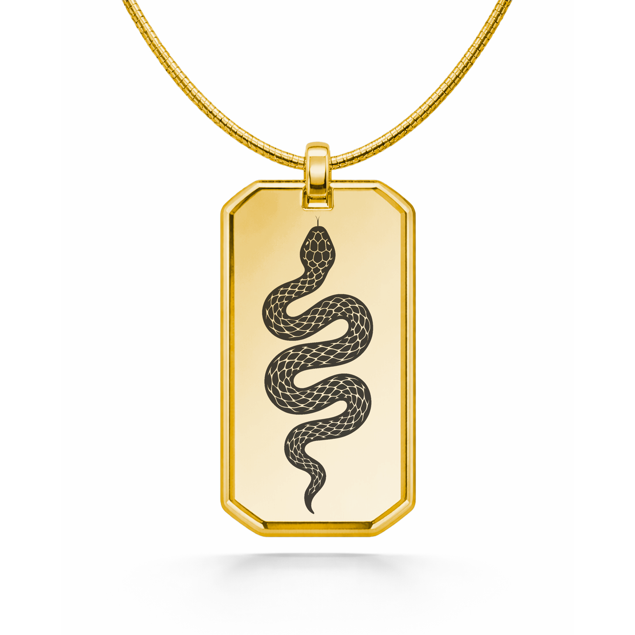 Collier avec pendentif Serpent