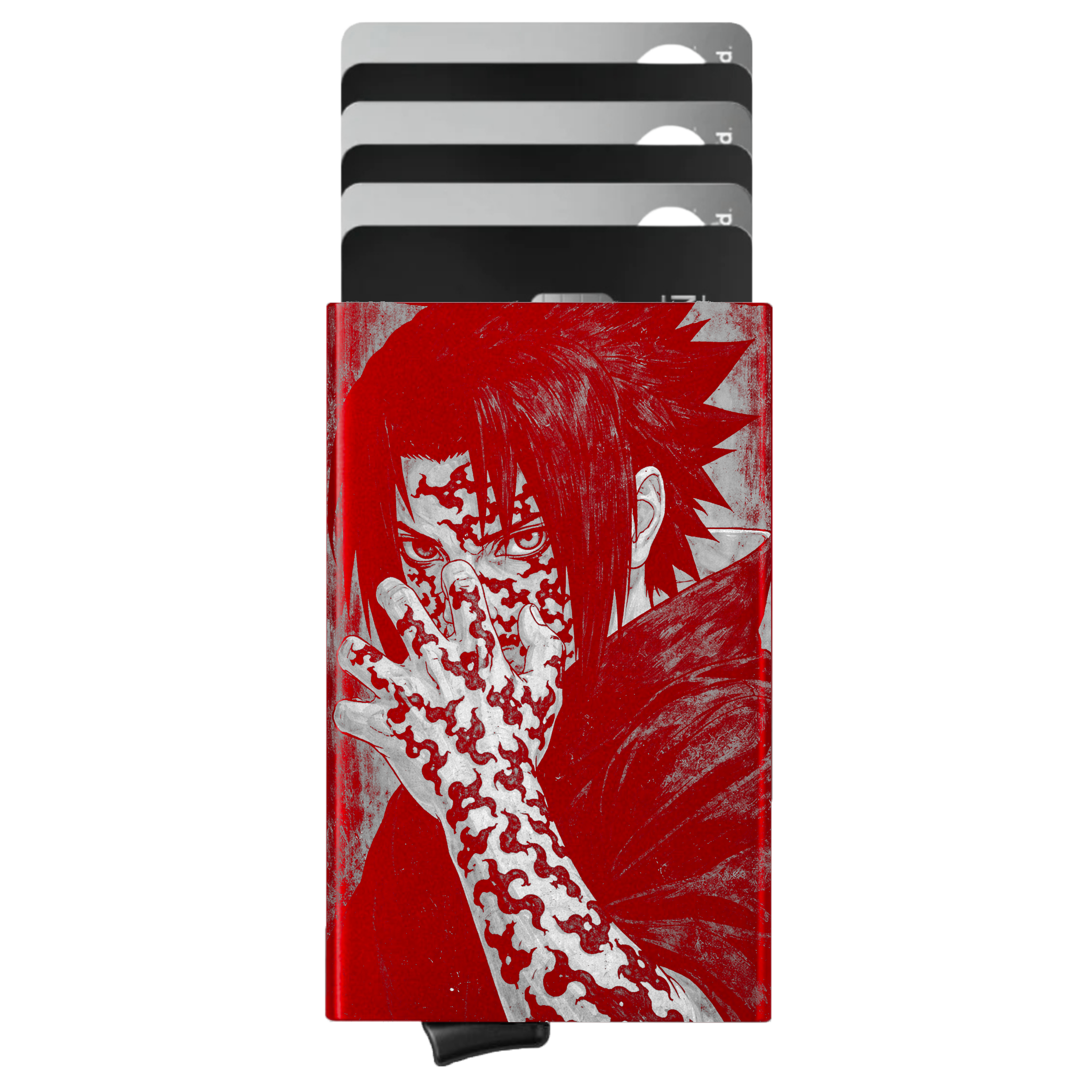 Porte-cartes personnalisé Sasuke