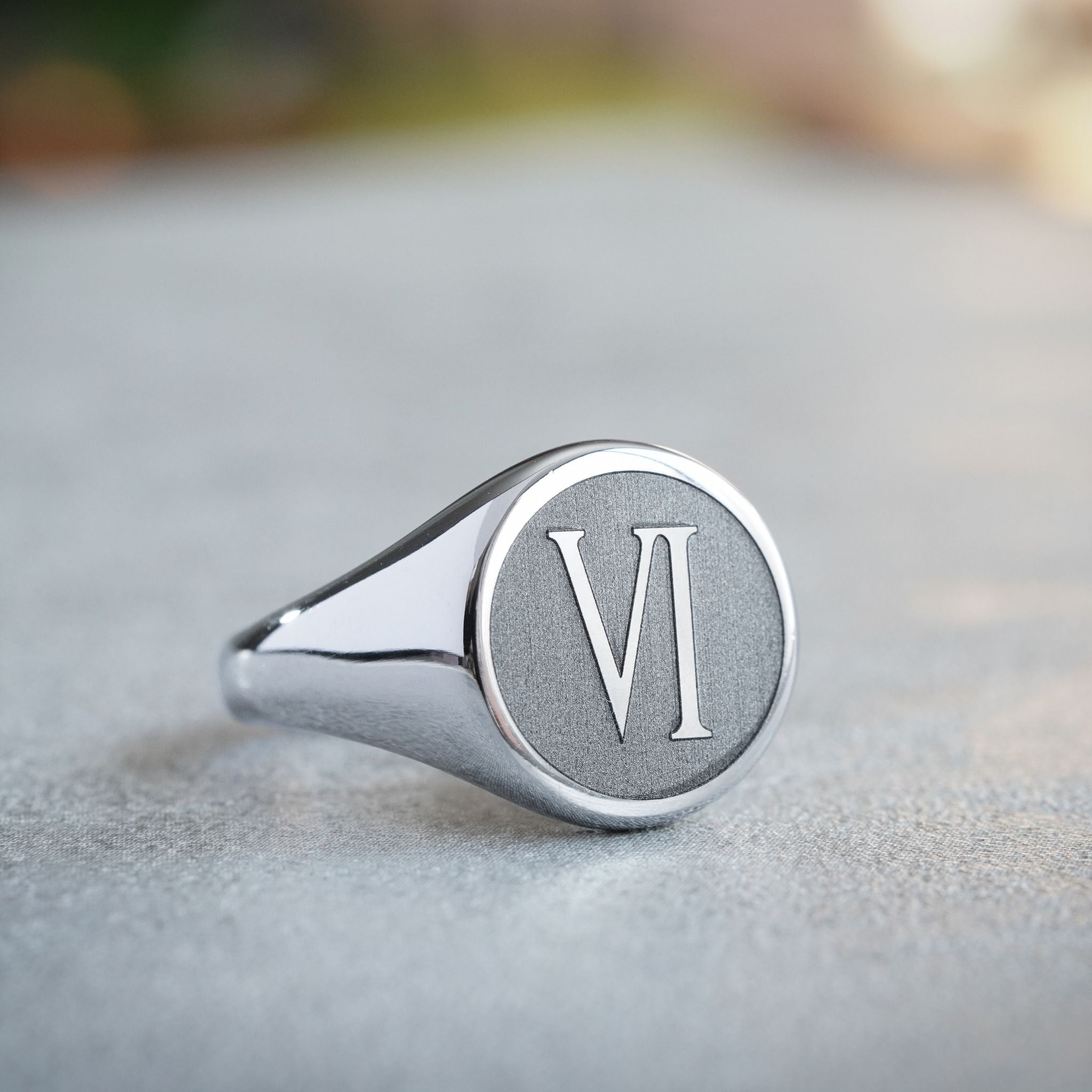 Bague Personnalisée Chiffres Romains