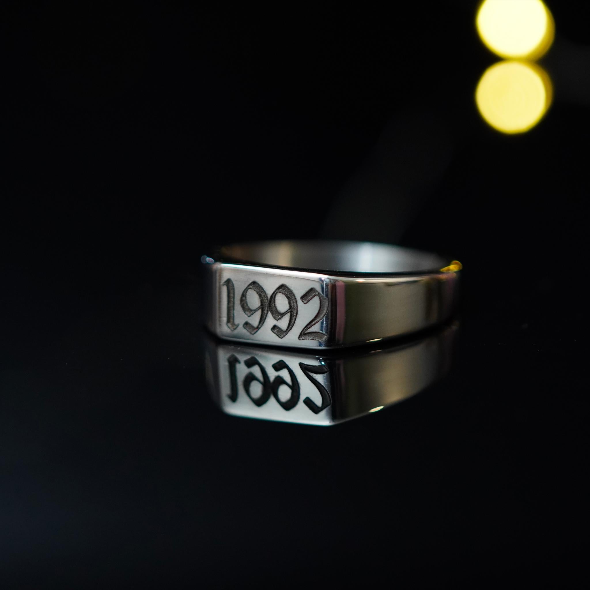 Bague Personnalisée Date de naissance