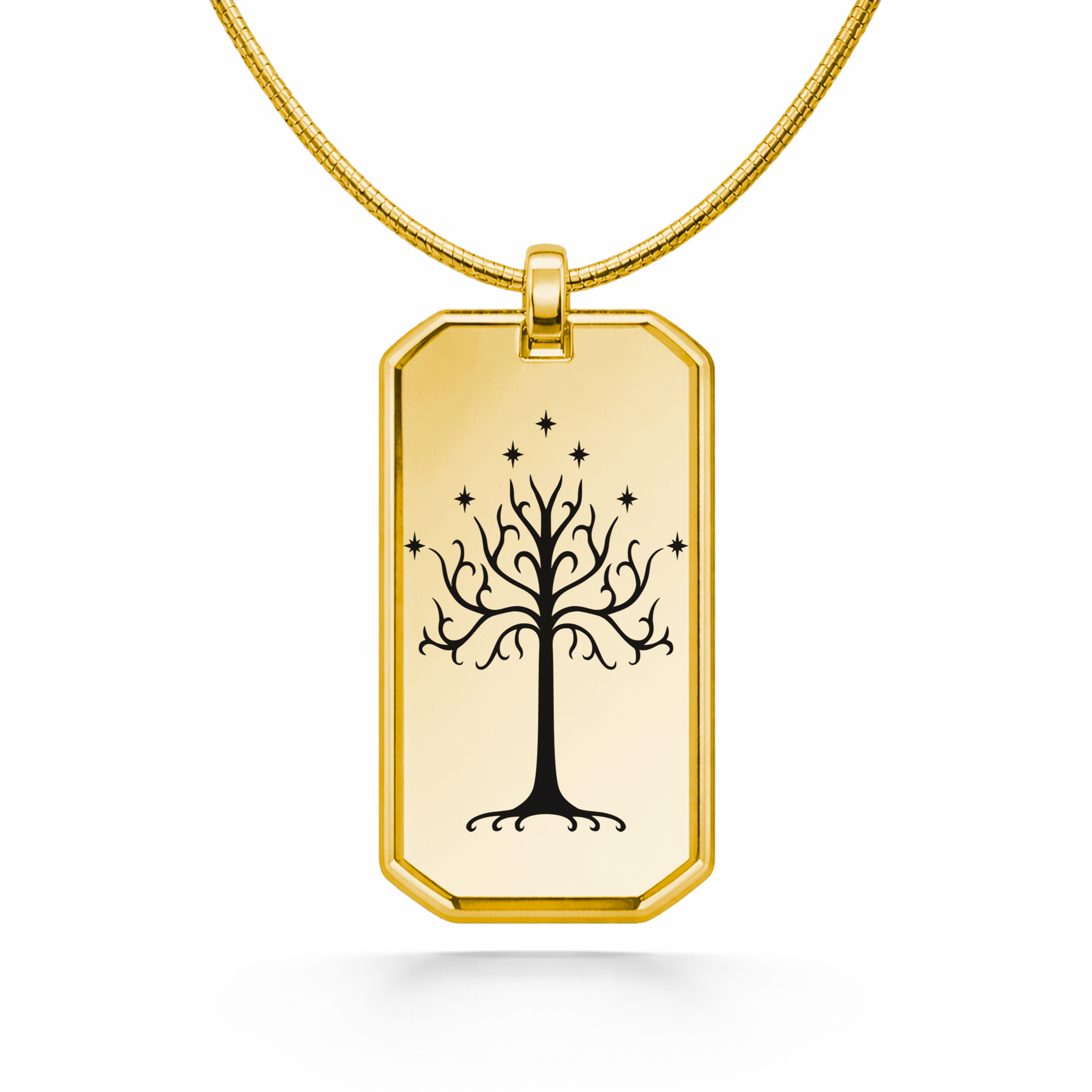 Collier avec pendentif Arbre blanc de Númenor