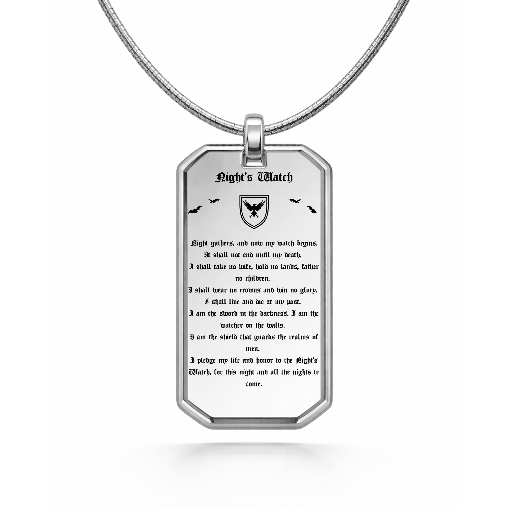 Collier avec pendentif La Garde de Nuit