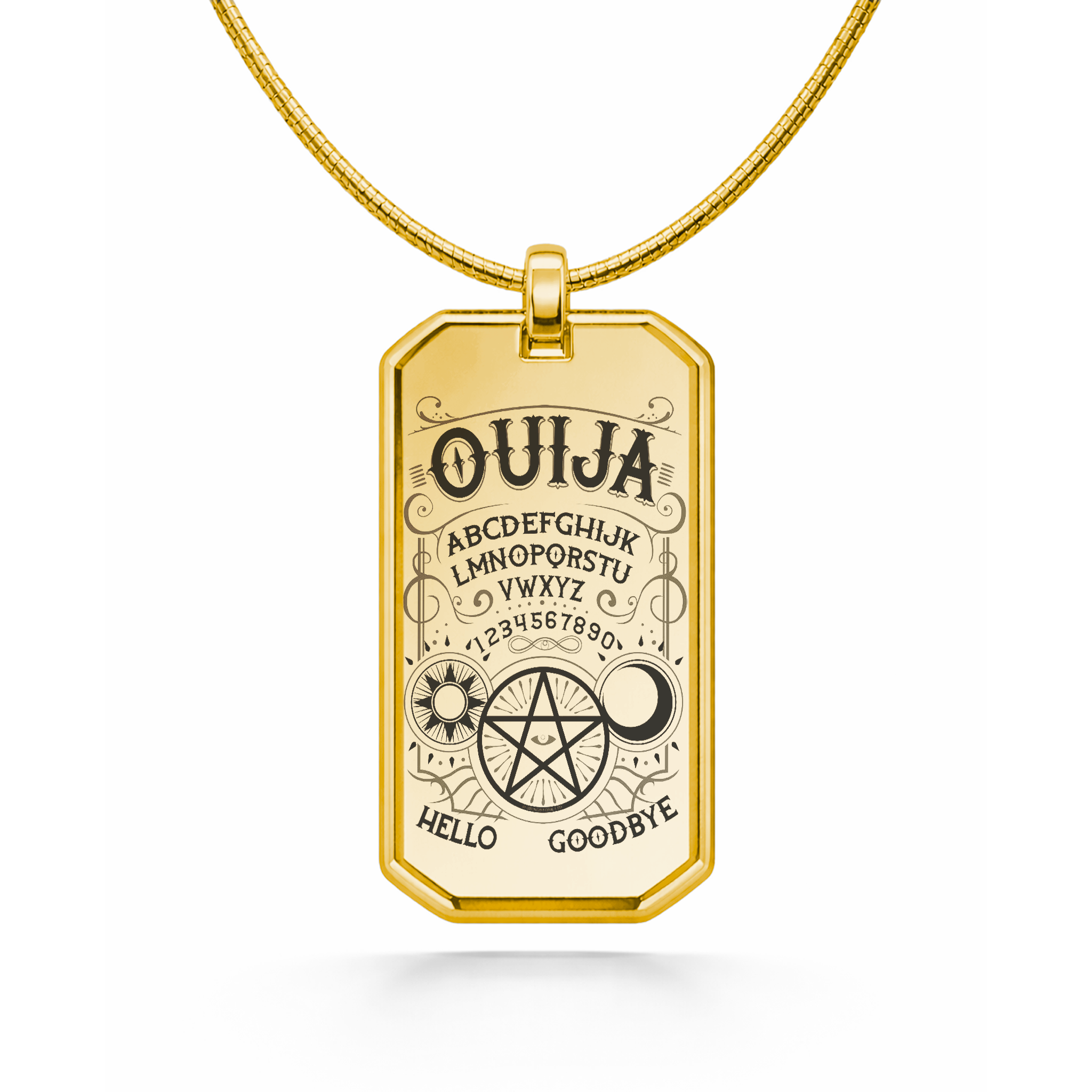 Collier avec pendentif Ouija