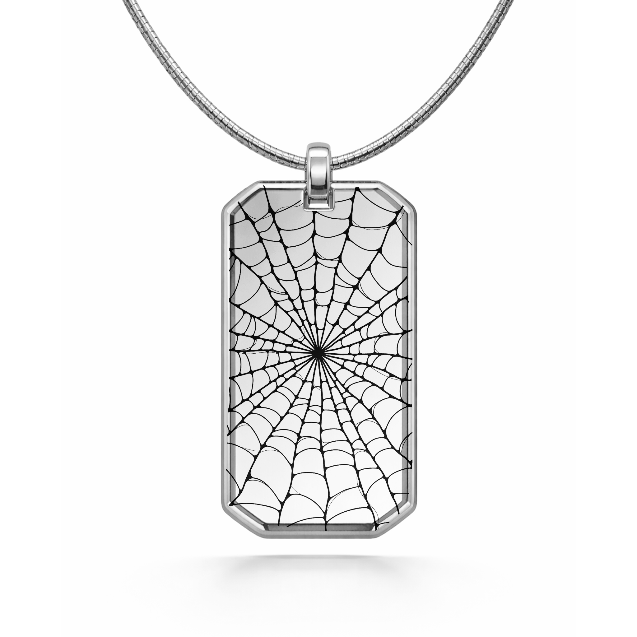 Collier avec pendentif Toile