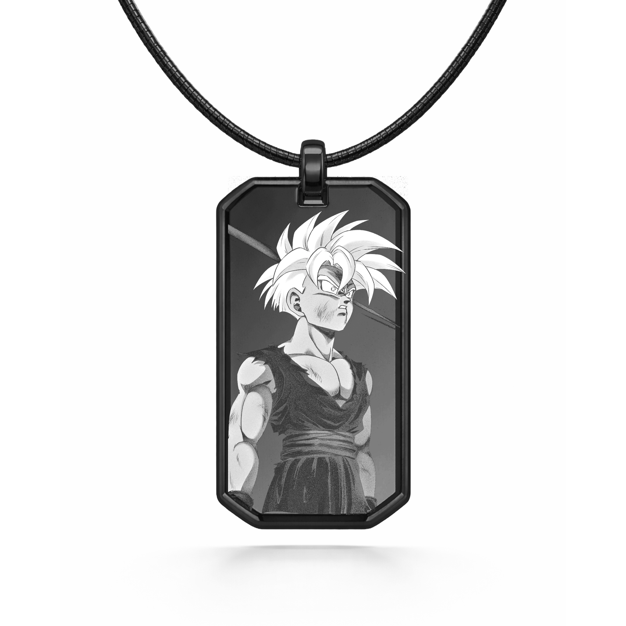 Collier noir avec pendentif Gohan