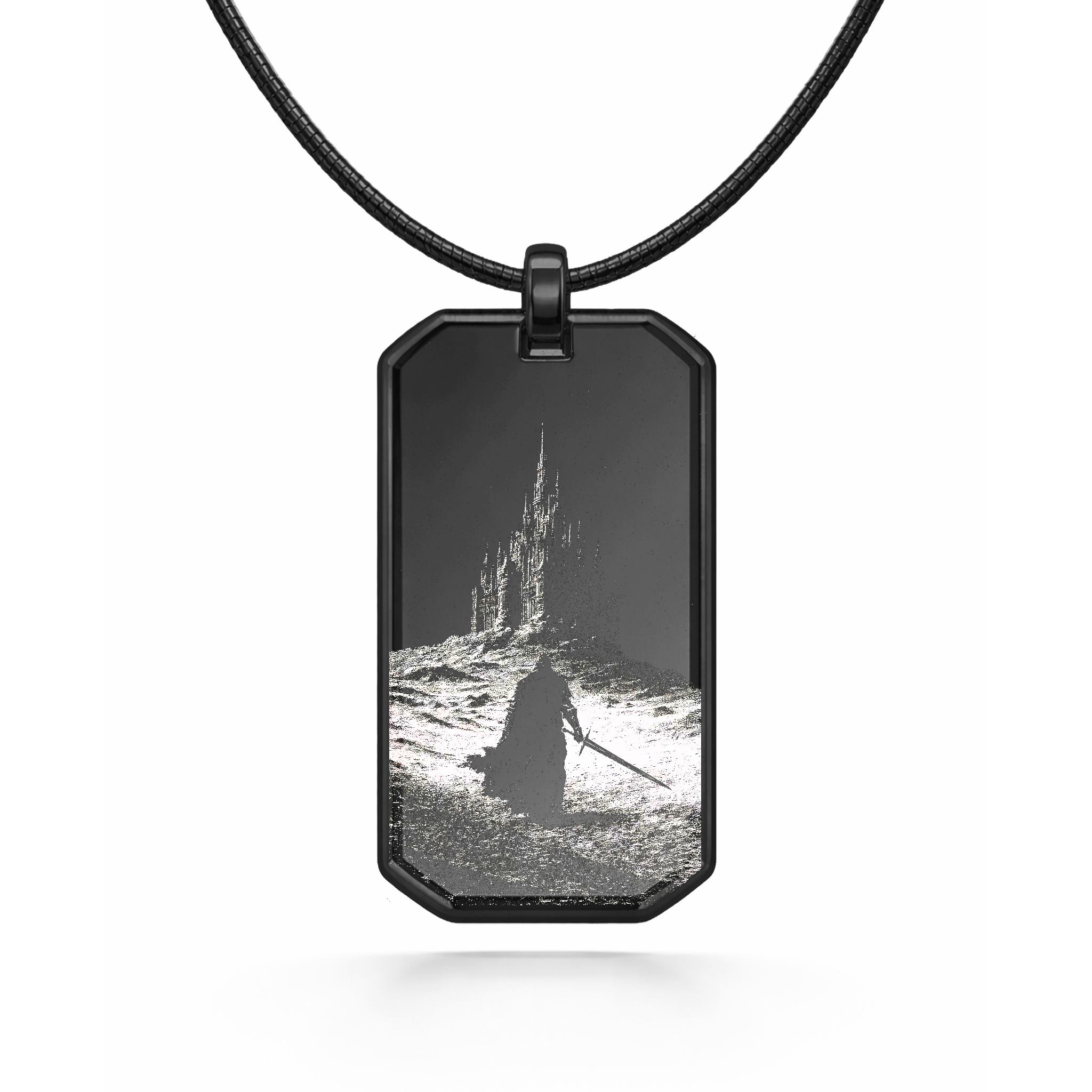 Collier noir avec pendentif Last Dungeon
