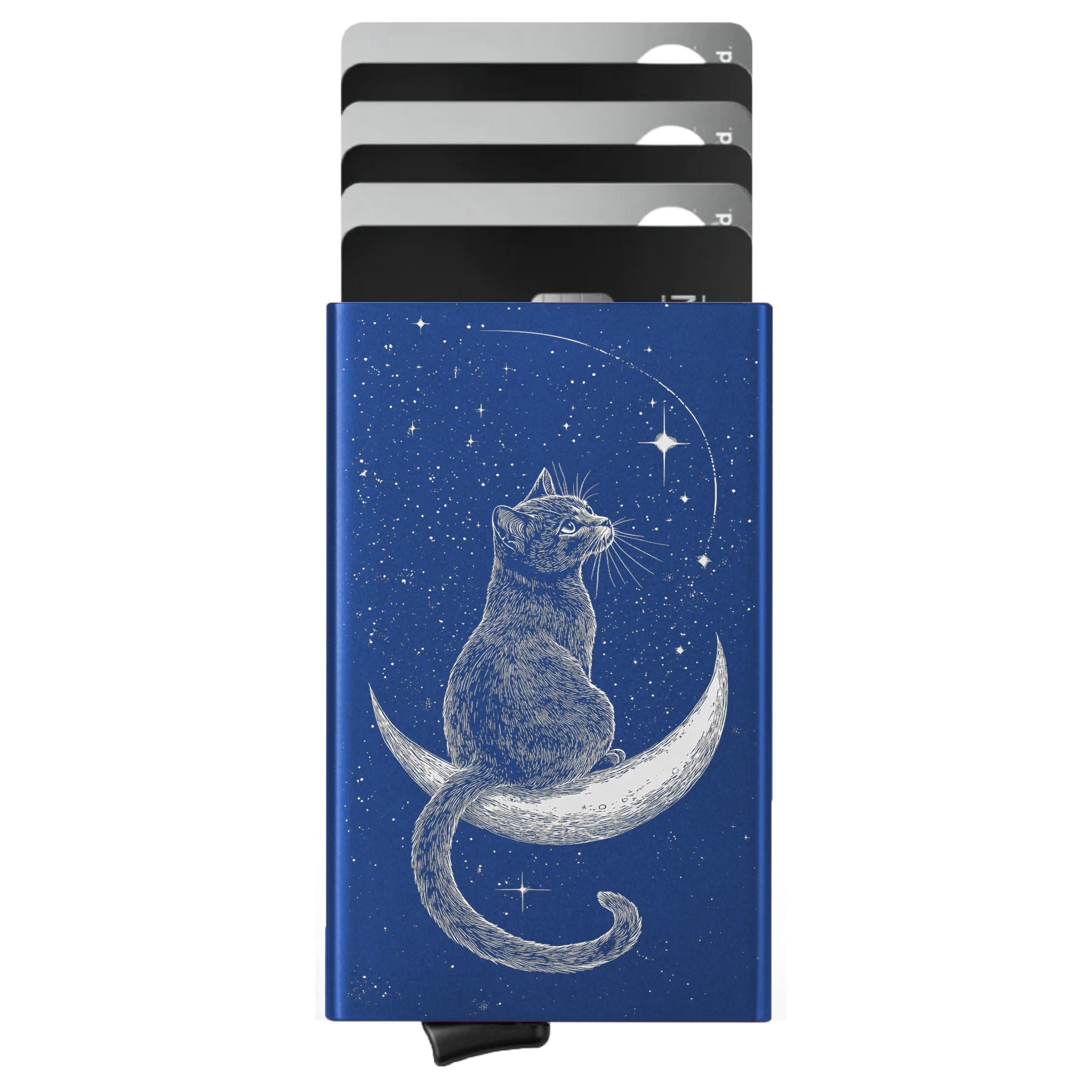 Porte-cartes personnalisé Chat Noir
