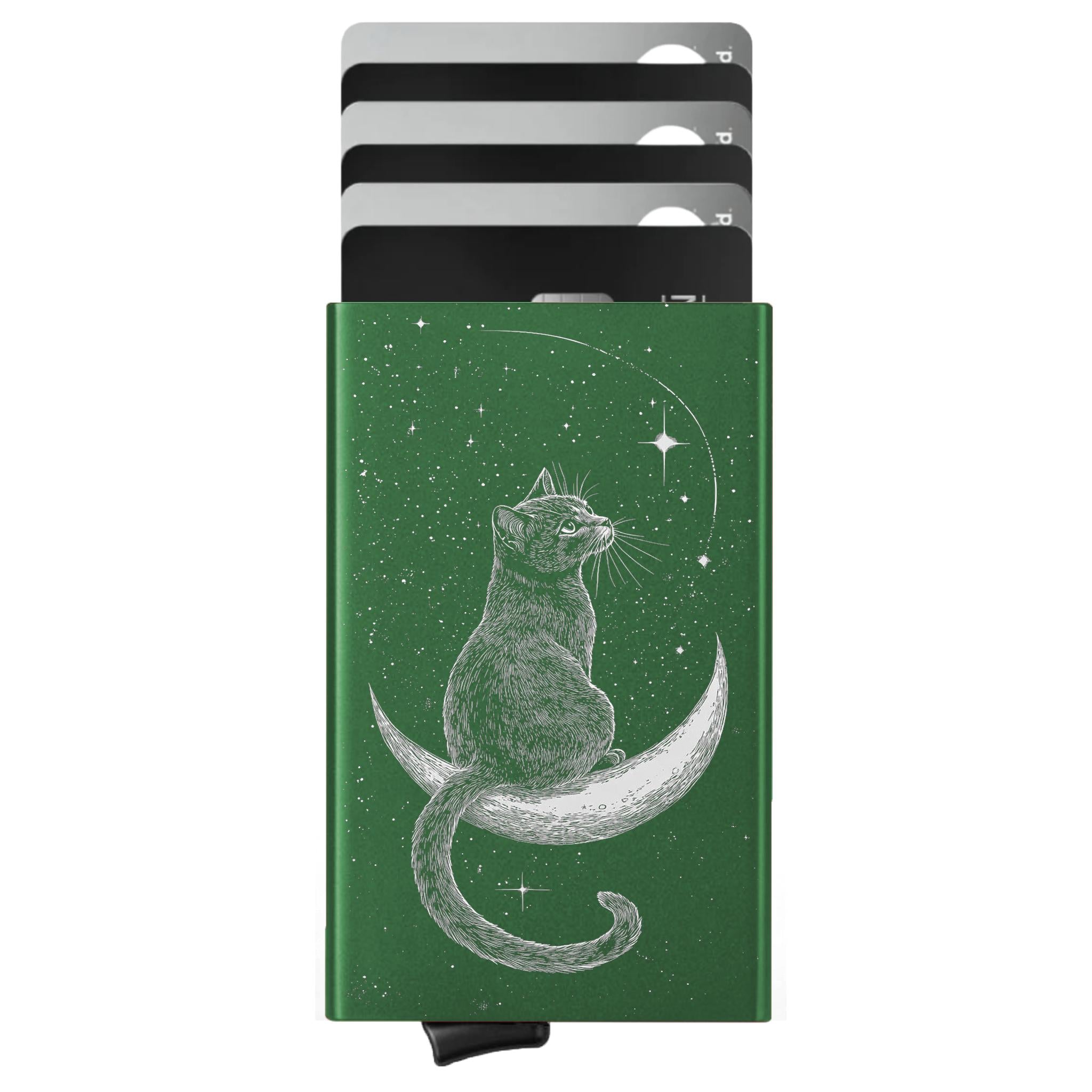Porte-cartes personnalisé Chat Noir
