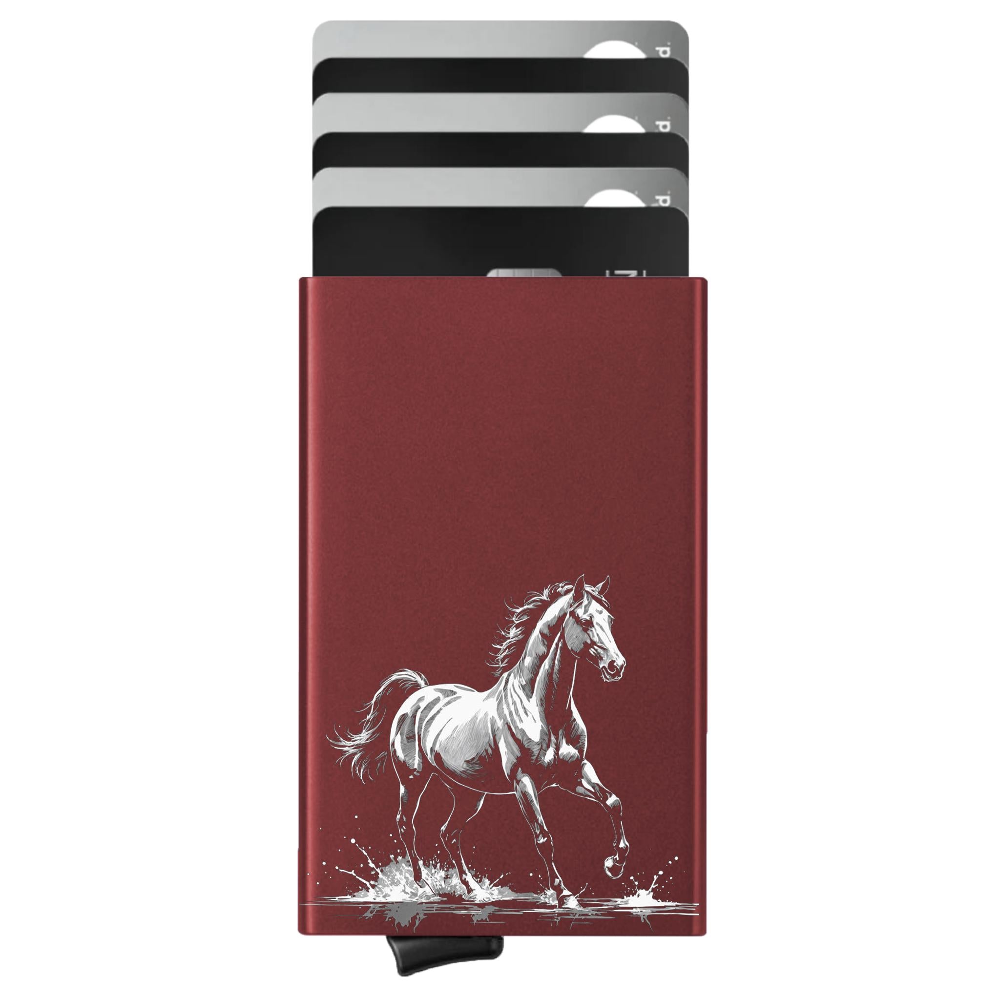 Porte-cartes personnalisé Cheval