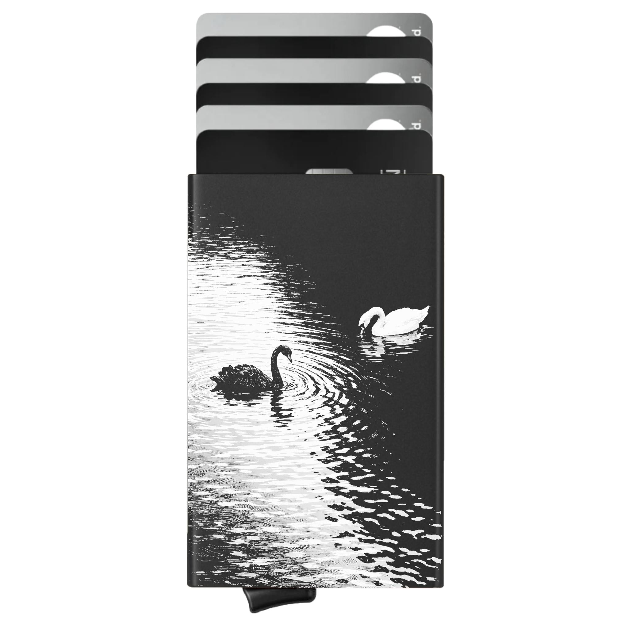 Porte-cartes personnalisé Lac des Cygnes
