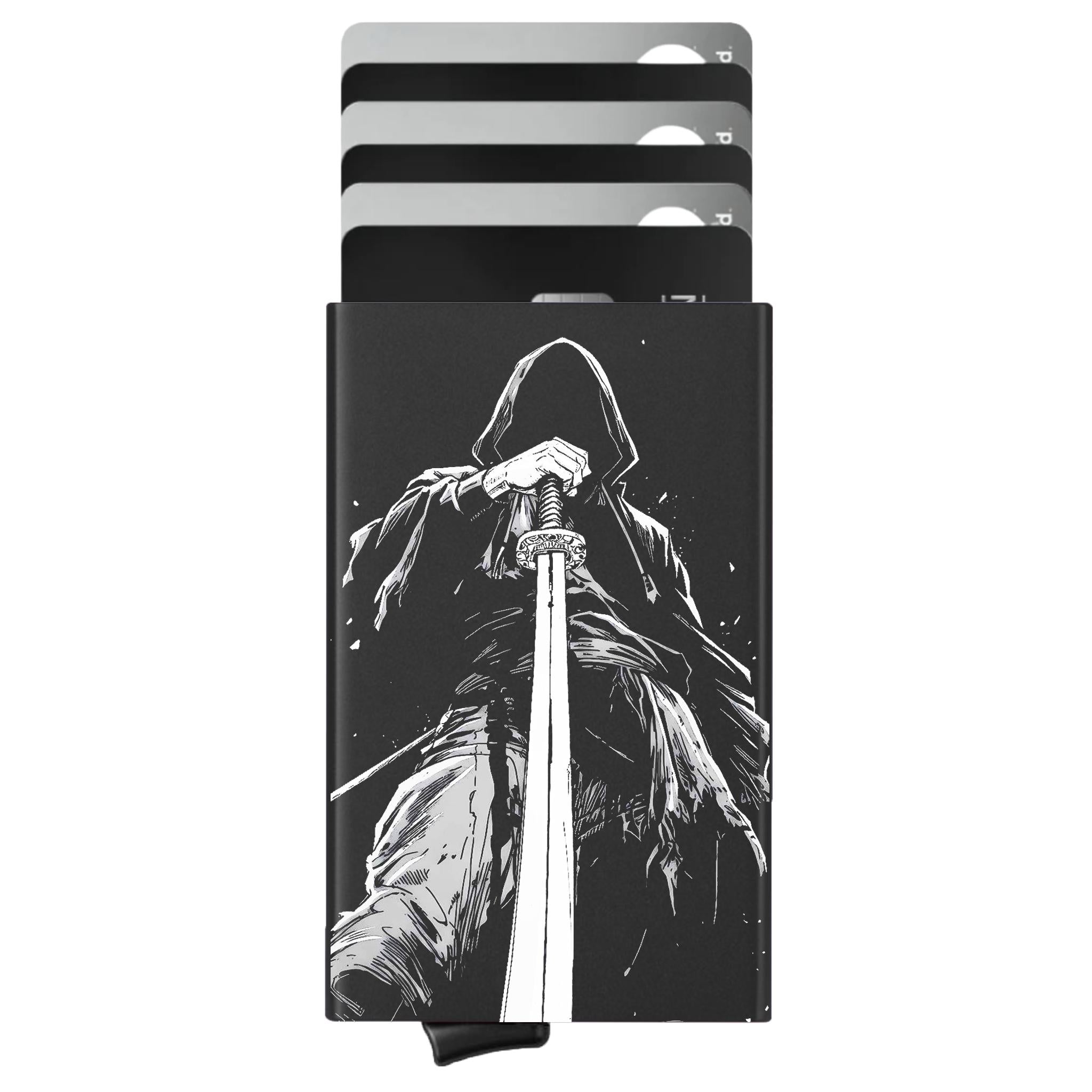 Porte-cartes personnalisé Le Veilleur Noir
