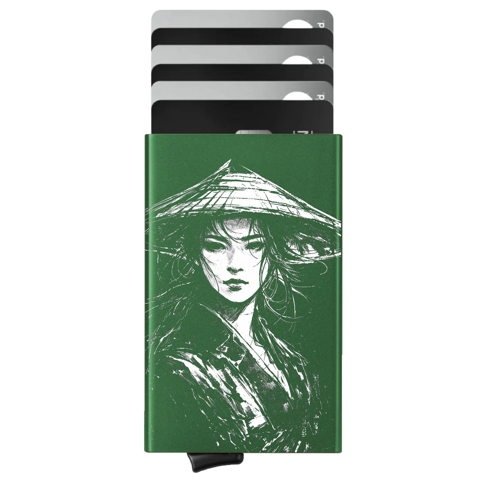 Porte-cartes personnalisé Onna-bugeisha