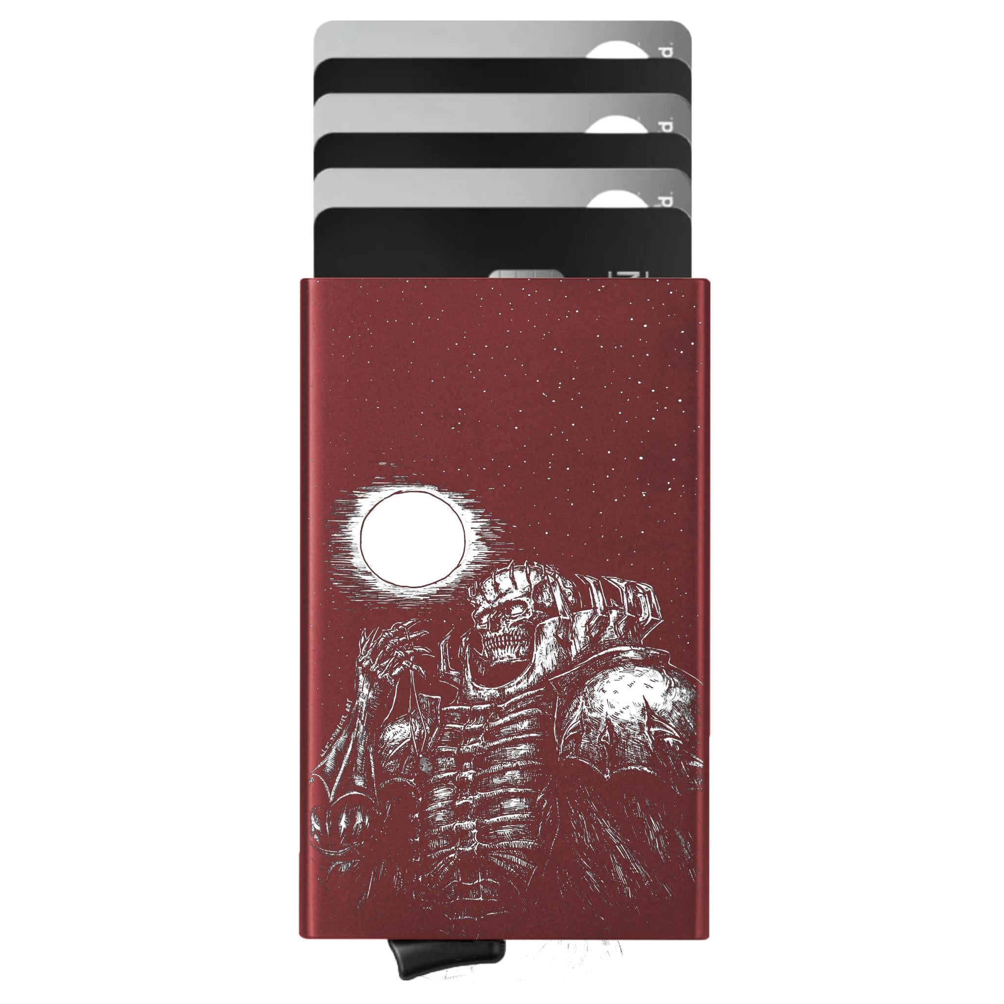 Porte-cartes personnalisé Skull Knight
