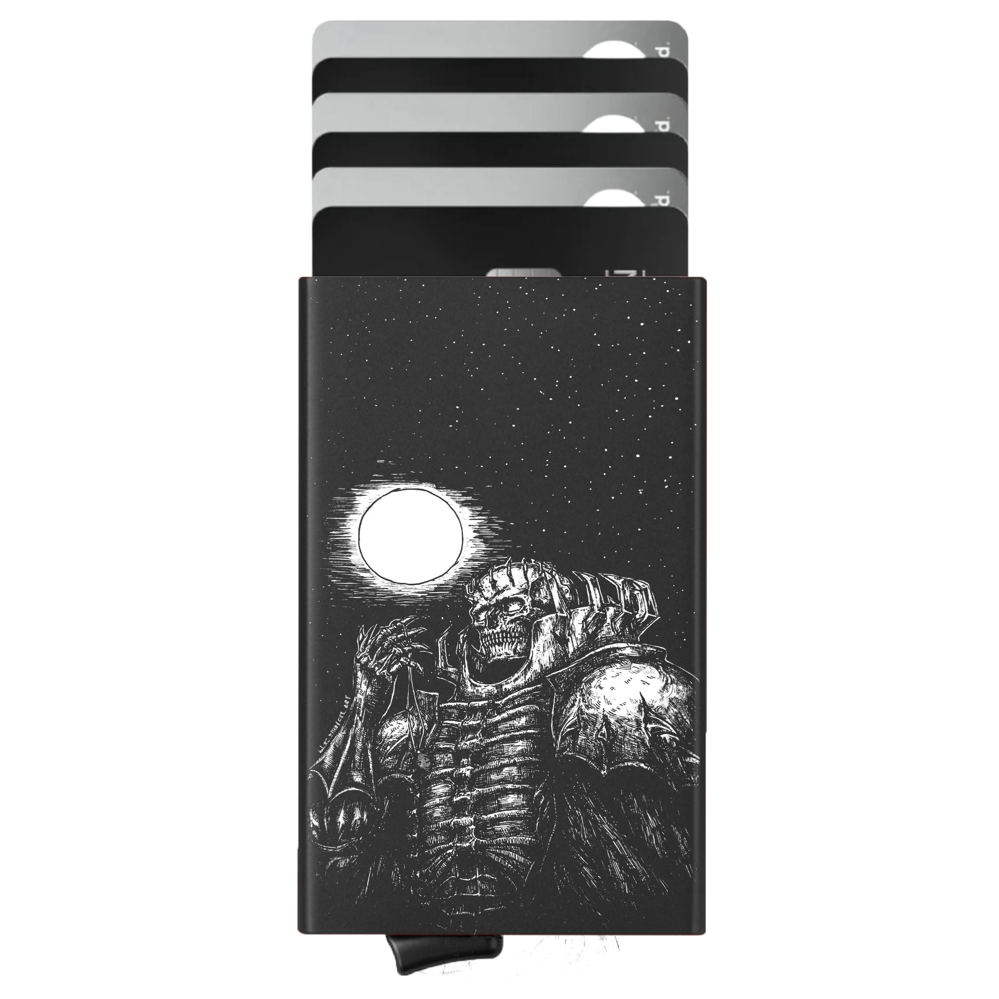 Porte-cartes personnalisé Skull Knight