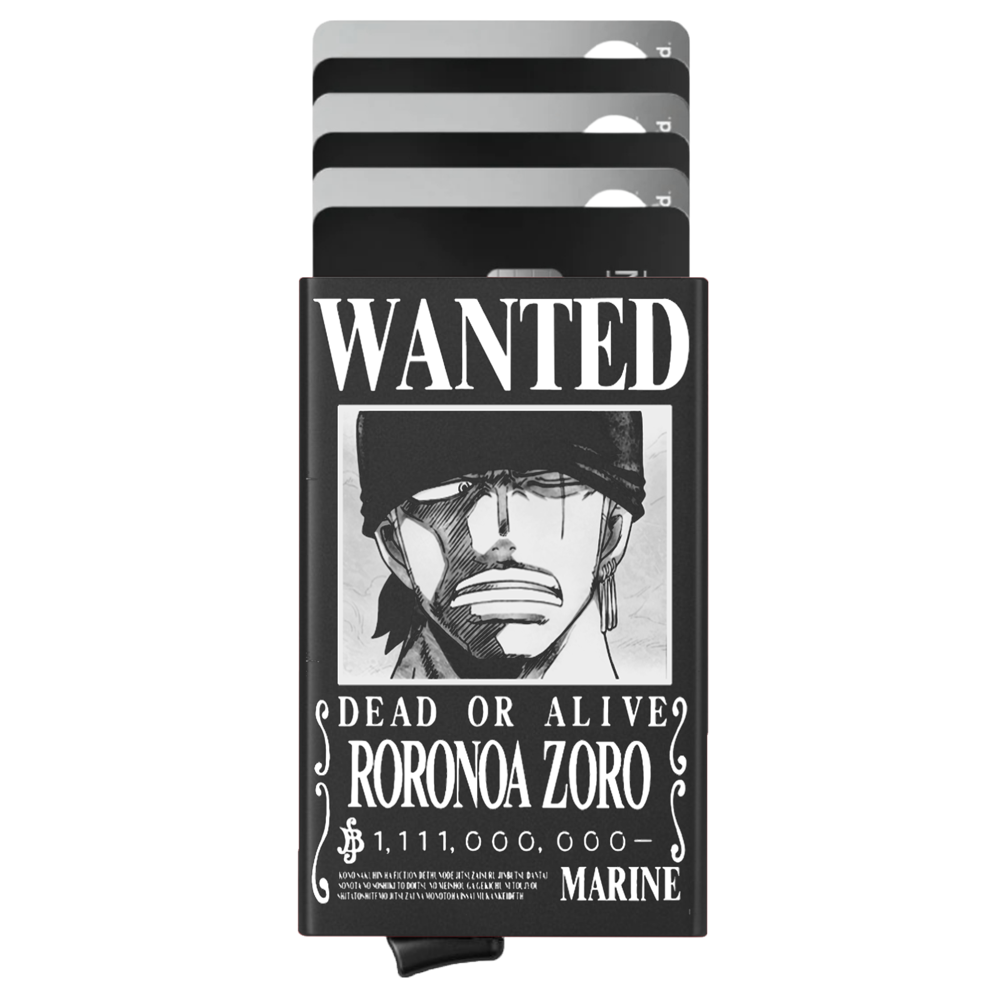 Porte-cartes personnalisé Wanted