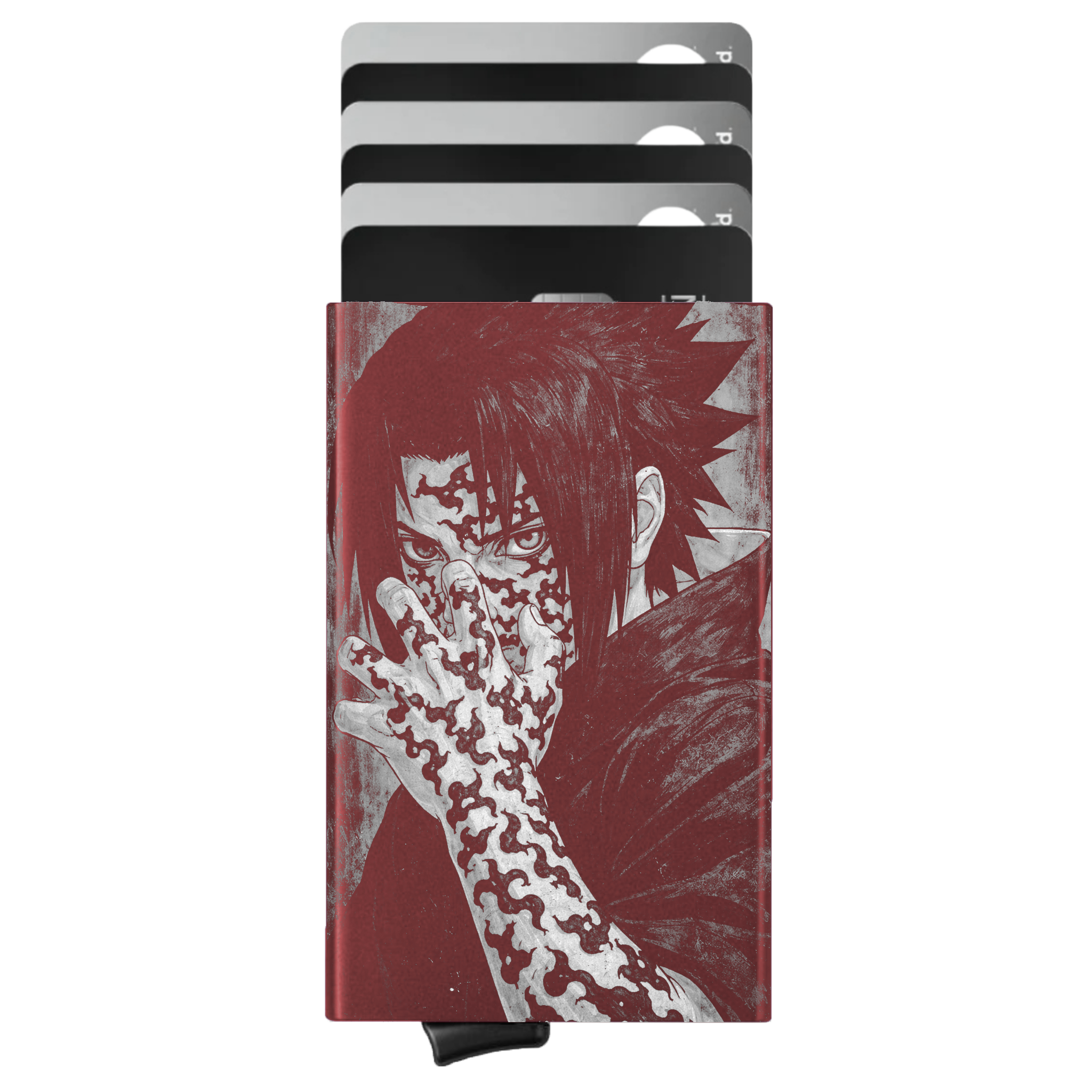 Porte-cartes personnalisé Sasuke