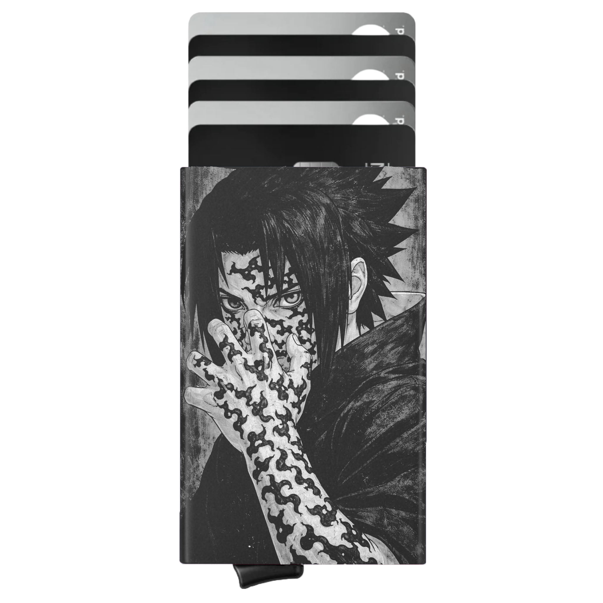 Porte-cartes personnalisé Sasuke