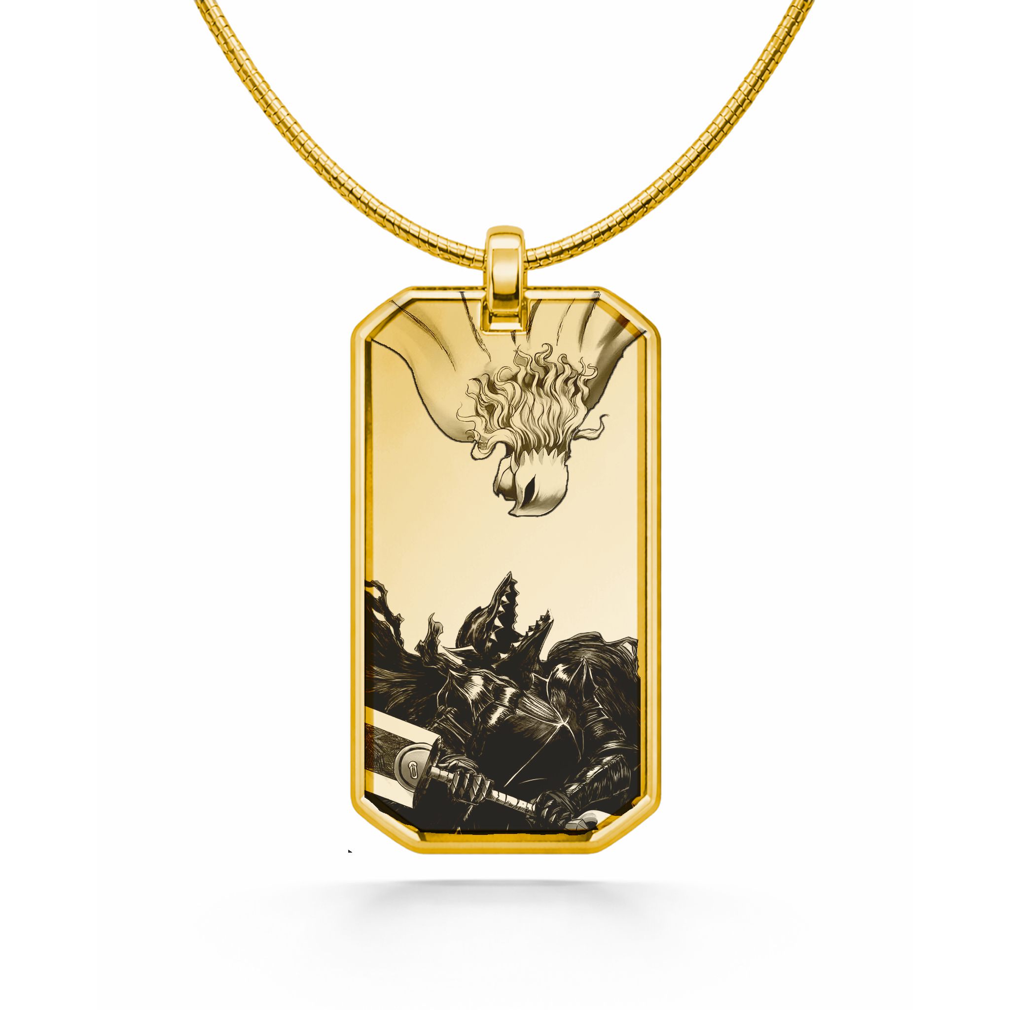Collier avec pendentif Guts et Griffith en édition limitée