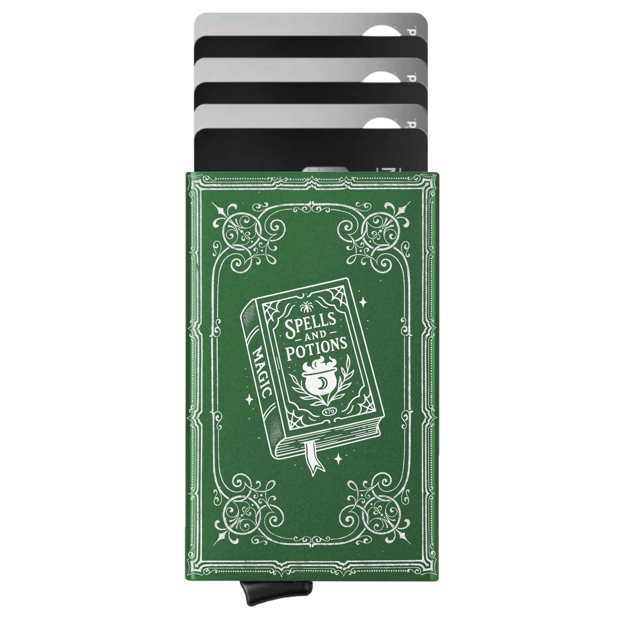 Porte-cartes personnalisé Grimoire